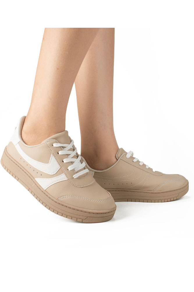 Tenis-Dakota-Casual-Feminino-Sola-Caixa-Da791-01-Bege
