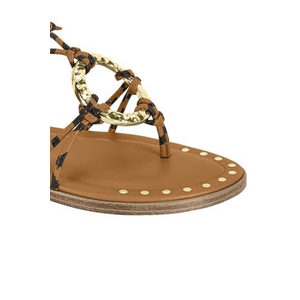 Sandália Vizzano Rasteira Feminina Amarração 6523.105 Animal Print