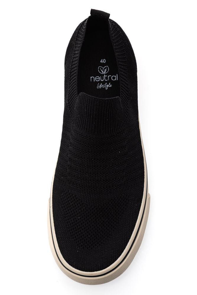 Tenis-Dargo-Knit-Preto