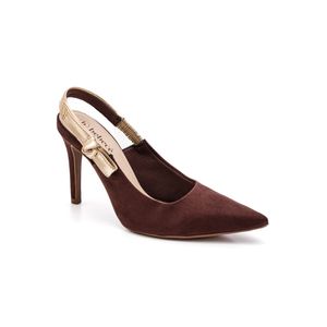 Sapato Scarpin Bebece T9430-277 Marrom