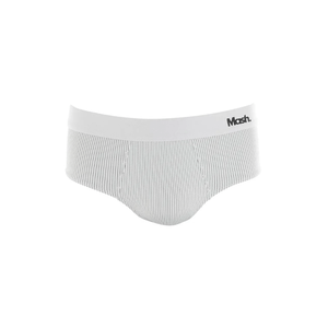 Cueca Slip Mash Microfibra Risca De Giz 045.01 Branco