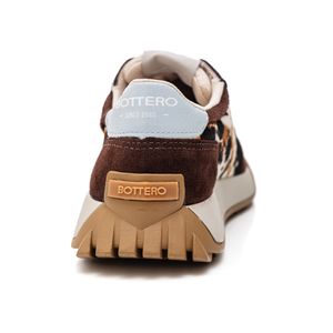 Tênis Bottero Casual Feminino Couro Camurça 371503 Bege