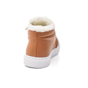 Bota Exótica Cano Alto Feminina Forrada 8000 Caramelo