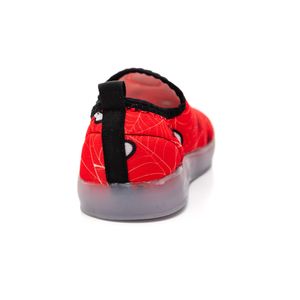 Tênis Crik Casual Infantil Menino Luz Led Cr01/Aranha Vermelho