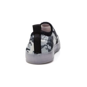 Tênis Crik Slip On Infantil Menino Luz Led Cr01 Cinza