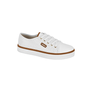 Tênis Moleca Casual Feminino Cadarço 5712.205 Branco