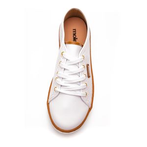 Tênis Moleca Casual Feminino Cadarço 5712.205 Branco