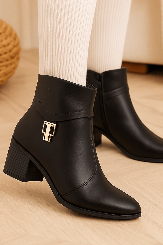 Bota-Cha-De-Mel-Cano-Curto-Feminina-Salto-Bloco-8000-Preto