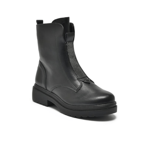 Bota Via Marte Coturno Feminina Sola Tratorada  245-002-01 Preto