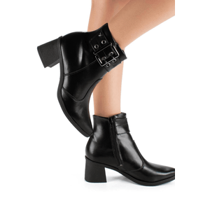 Bota Mississipi De Cano Curto Feminina Me311-01 Preto
