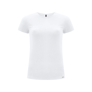 Blusa Manga Curta Lunender Cotton 00019 Branco