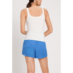 Regata Básica Lunender Canelada Viscose 00469 Off-White