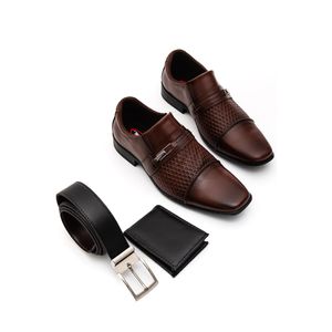 Sapato West Line 1814cm Kit Castanho