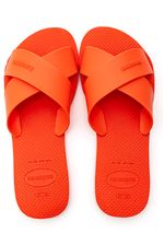 Chinelo-Havaianas-Aqua-Metallic-Slide-Feminino-Laranja