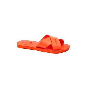 Chinelo Havaianas Aqua Metallic Slide Feminino Laranja