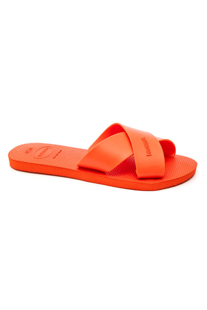 Chinelo-Havaianas-Aqua-Metallic-Slide-Feminino-Laranja
