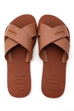 Chinelo-Havaianas-Aqua-Metallic-Slide-Feminino-Marrom