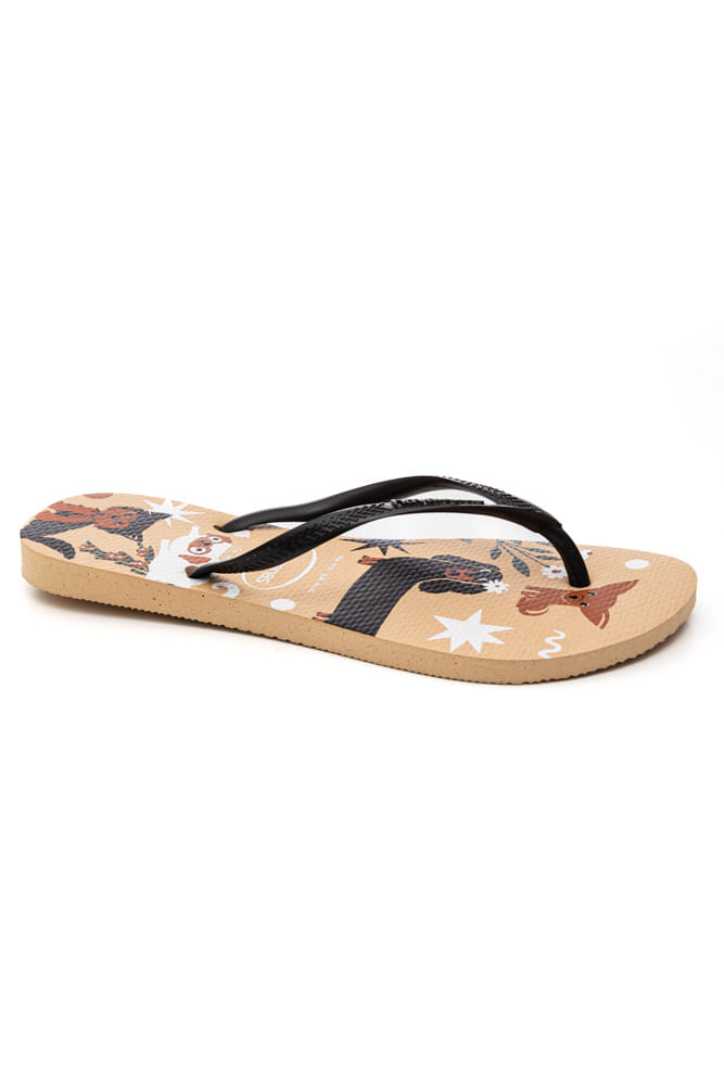 Chinelo-De-Dedo-Havaianas-Slim-Pets-Fc-Bege
