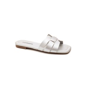 Chinelo Rasteira Via Marte Prata