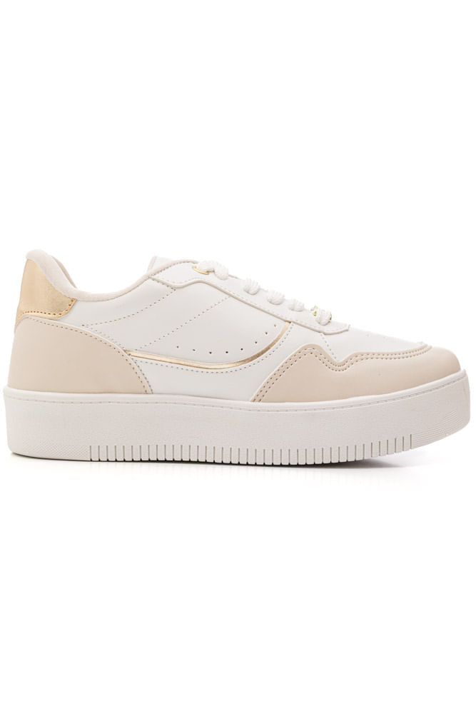 Tênis Izalu Comfort Feminino Calce Fácil 33018iz Off-White