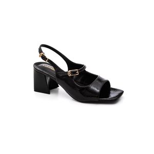 Sandalia Via Marte 100-013-01 Preto