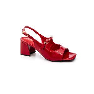 Sandalia Via Marte 100-013-01 Vermelho