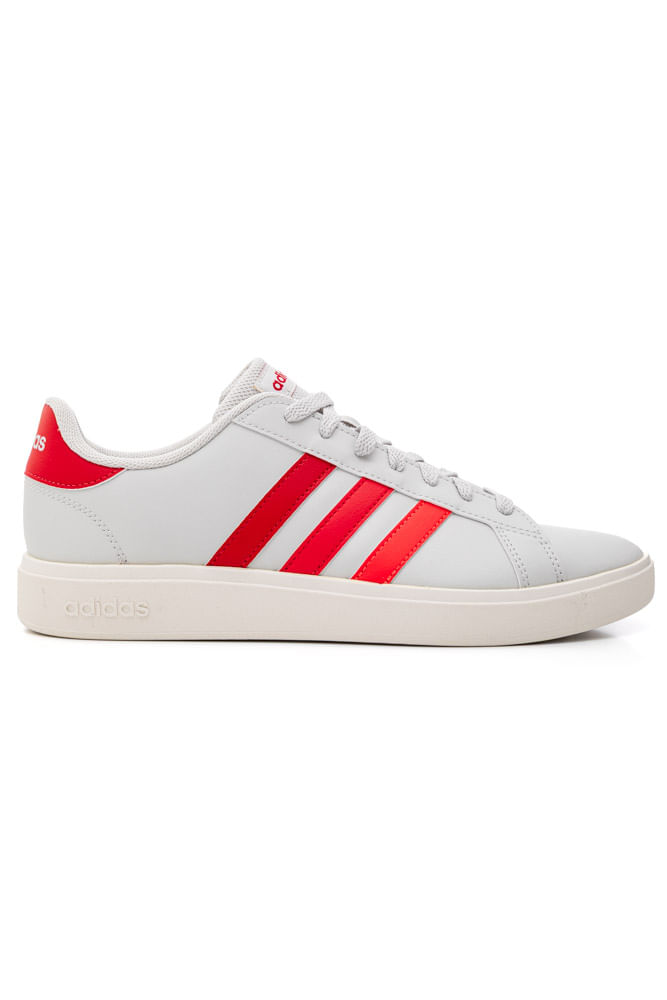 Tenis-Adidas-Grand-Court-Base-Jr8890-Cinza