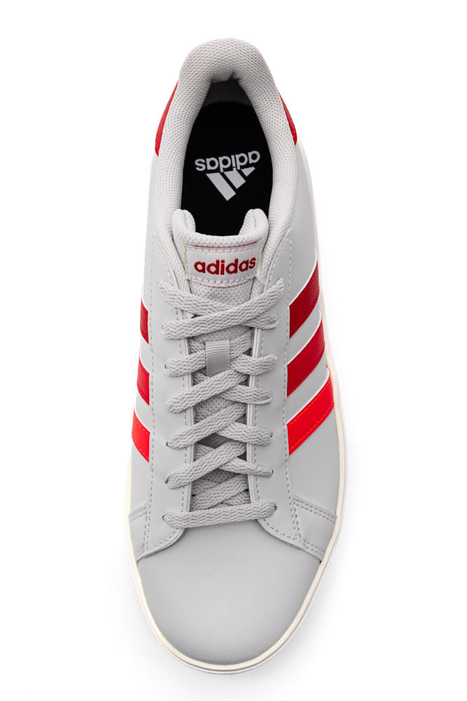Tenis-Adidas-Grand-Court-Base-Jr8890-Cinza