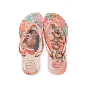 Chinelo Havaianas Kids Slim Princess Infantil Rosa Claro