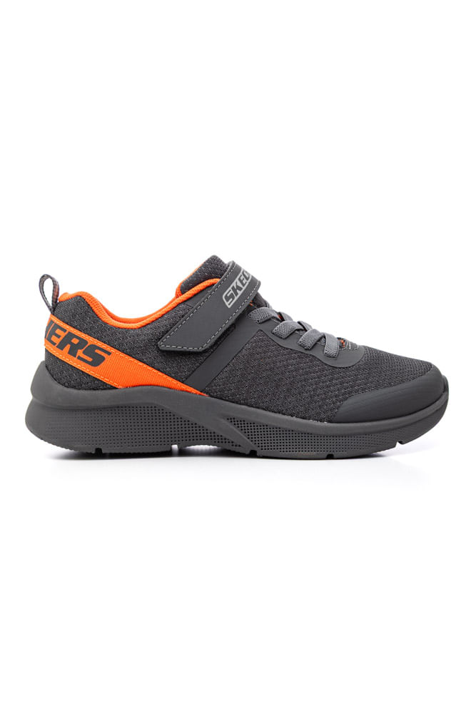 Tenis-Skechers-Micro-Spec-Go-Esportivo-Juvenil-Menino-405501lb-Cinza