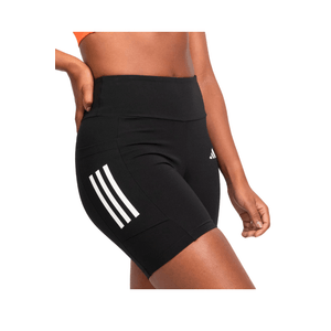 Shorts Adidas 3 Listras Feminino Com Bolso Jw1600 Preto