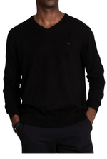 Sueter-Docthos-Slim-Gola-V-Fio-Melange-766949-Preto