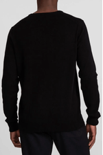 Sueter-Docthos-Slim-Gola-V-Fio-Melange-766949-Preto