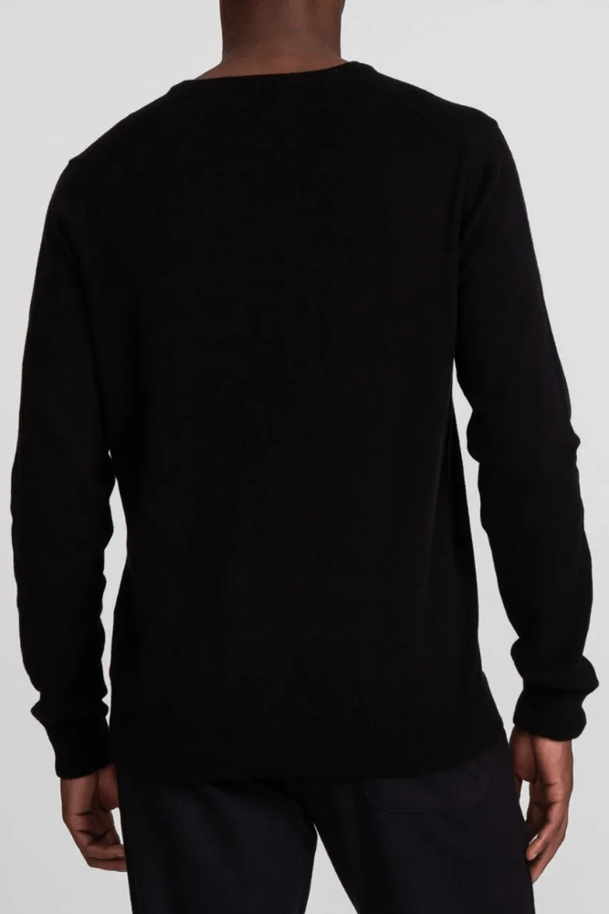 Sueter-Docthos-Slim-Gola-V-Fio-Melange-766949-Preto