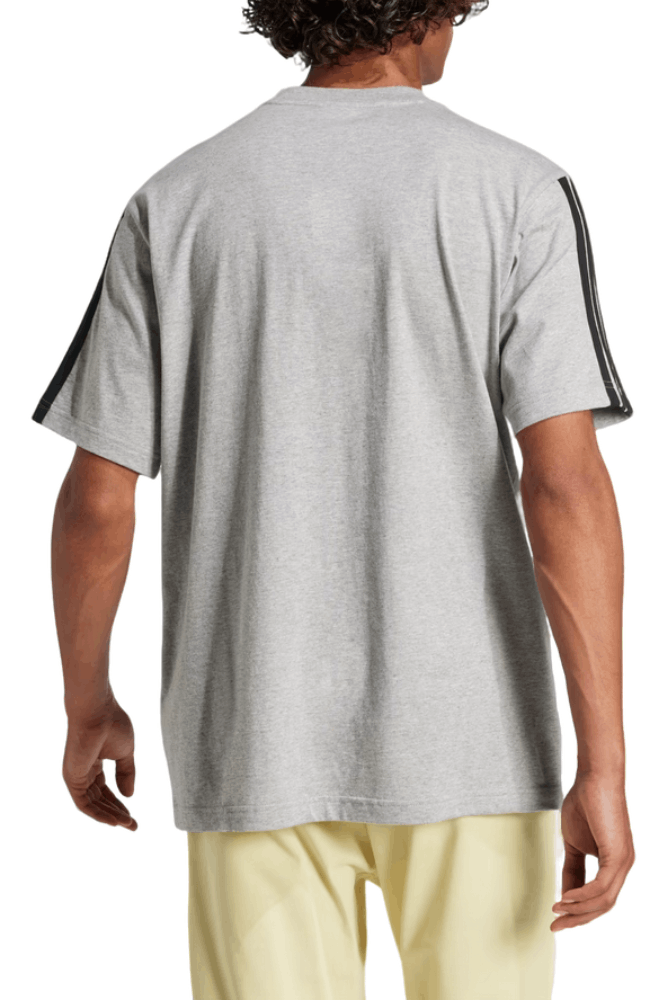 Camiseta-Adidas-Malha-Essentials-3-Listras-Jw1953-Cinza