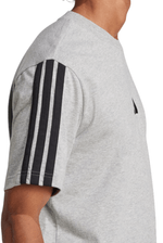 Camiseta-Adidas-Malha-Essentials-3-Listras-Jw1953-Cinza