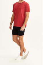 Camiseta-T-Shirt-Mode-On-Masculina-Manga-Curta-Algodao-12443-Vermelho