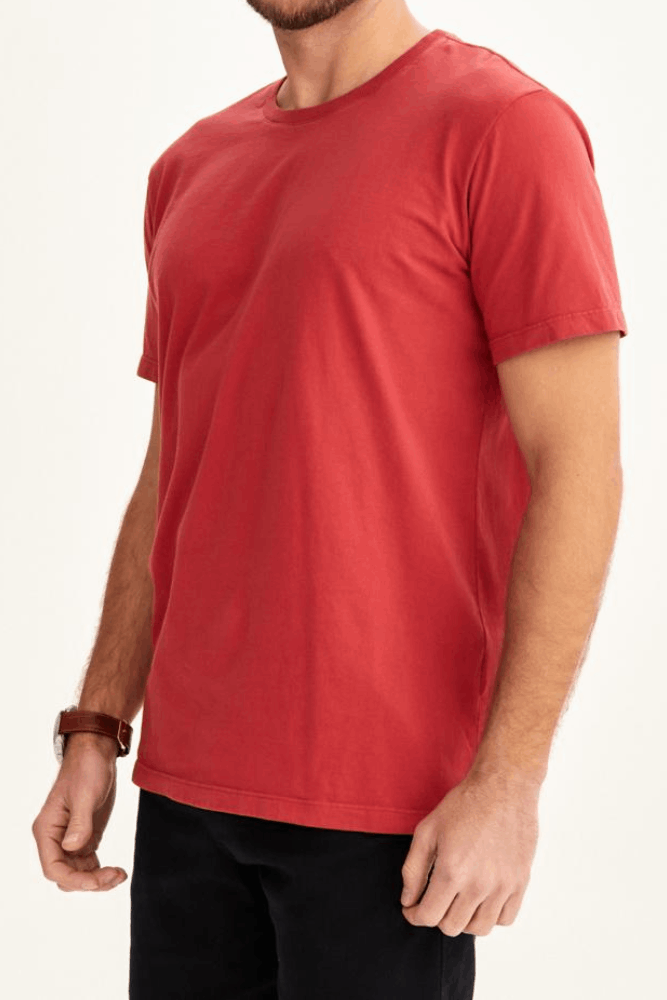 Camiseta-T-Shirt-Mode-On-Masculina-Manga-Curta-Algodao-12443-Vermelho