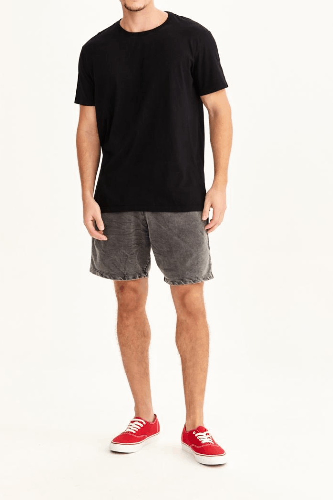 Camiseta-T-Shirt-Mode-On-Masculina-Manga-Curta-Algodao-12443-Preto