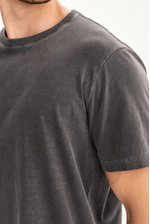 Camiseta-T-Shirt-Mode-On-Masculina-Manga-Curta-Algodao-12443-Chumbo