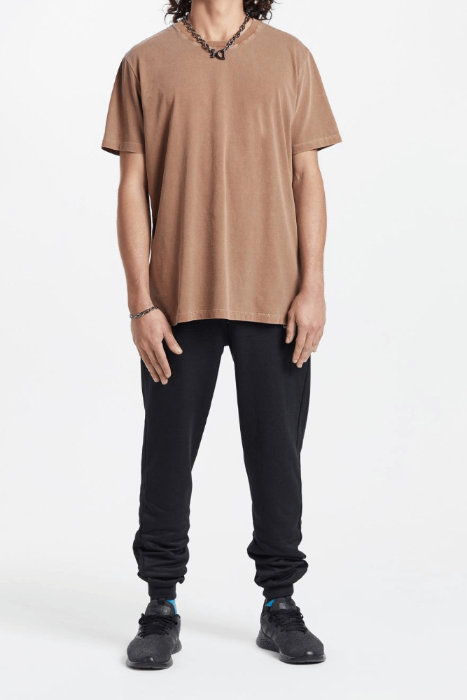 Camiseta-T-Shirt-Mode-On-Masculina-Manga-Curta-Algodao-12443-Marrom