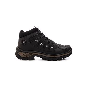 Bota West Line Adventure Masculina Couro Sintético 199-Pit Preto
