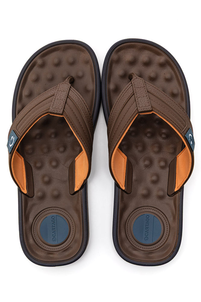 Chinelo Cartago Alabama Masculino 11859-Bi912 Marrom