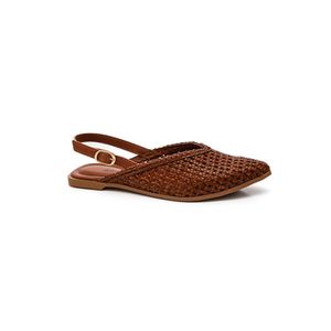 Sapatilha Dakota Slingback Feminino Bico Fino D1053-01 Caramelo