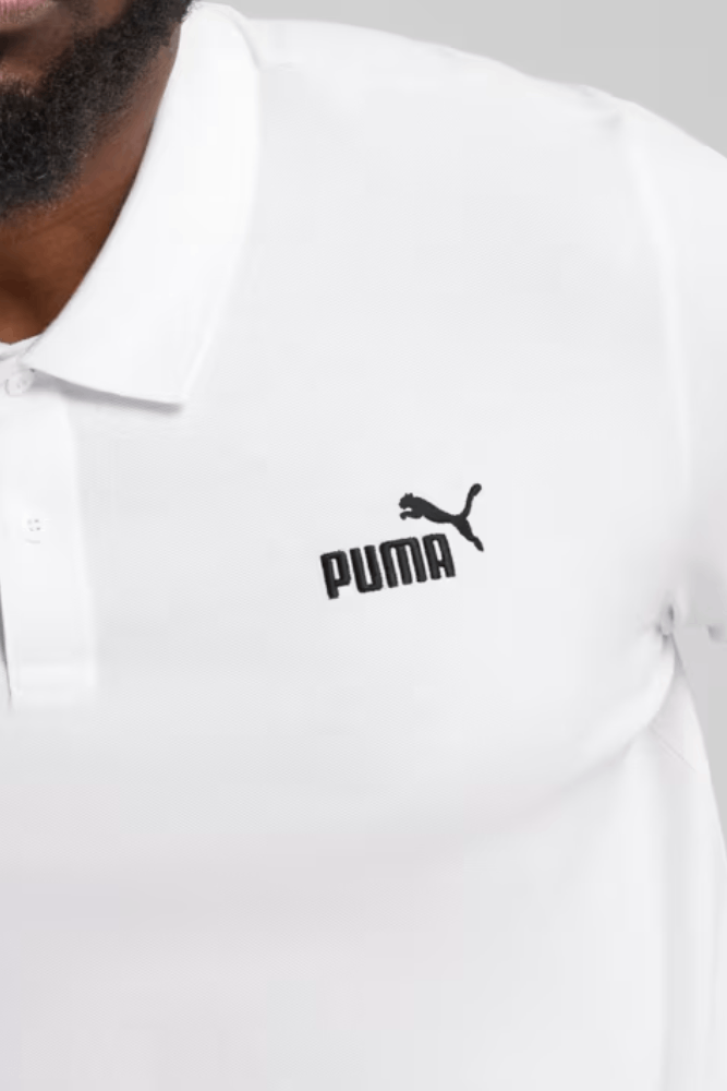 Camisa Polo Puma Essentials Pique Masculina 682552 02 Branco