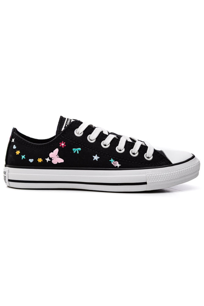 Tênis Converse All Star School Daze Doodle Feminino Ct31800001 Preto