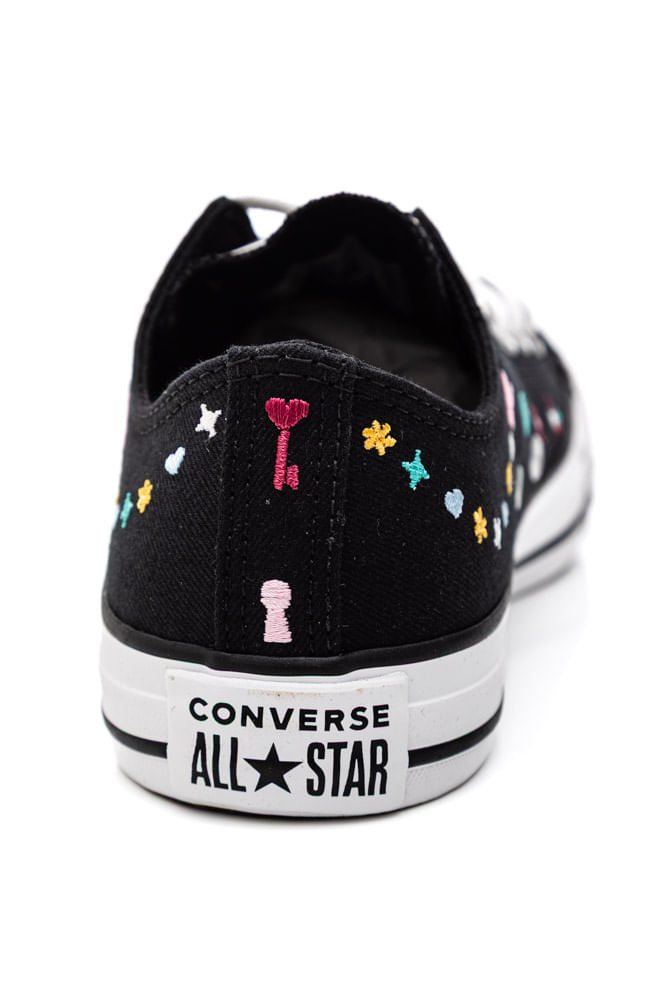 Tênis Converse All Star School Daze Doodle Feminino Ct31800001 Preto