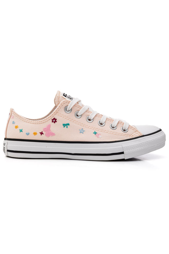 Tênis Converse All Star School Daze Doodle Feminino Ct31800003 Rosa