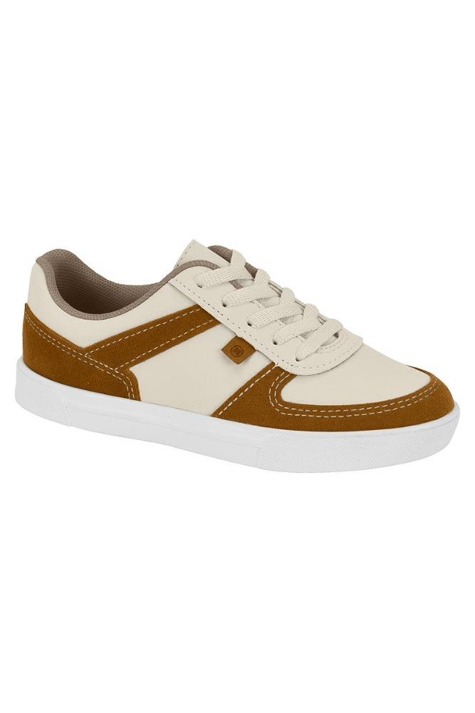 Tênis Molekinho Casual Infantil Menino Bicolor 2801.168 Off-White
