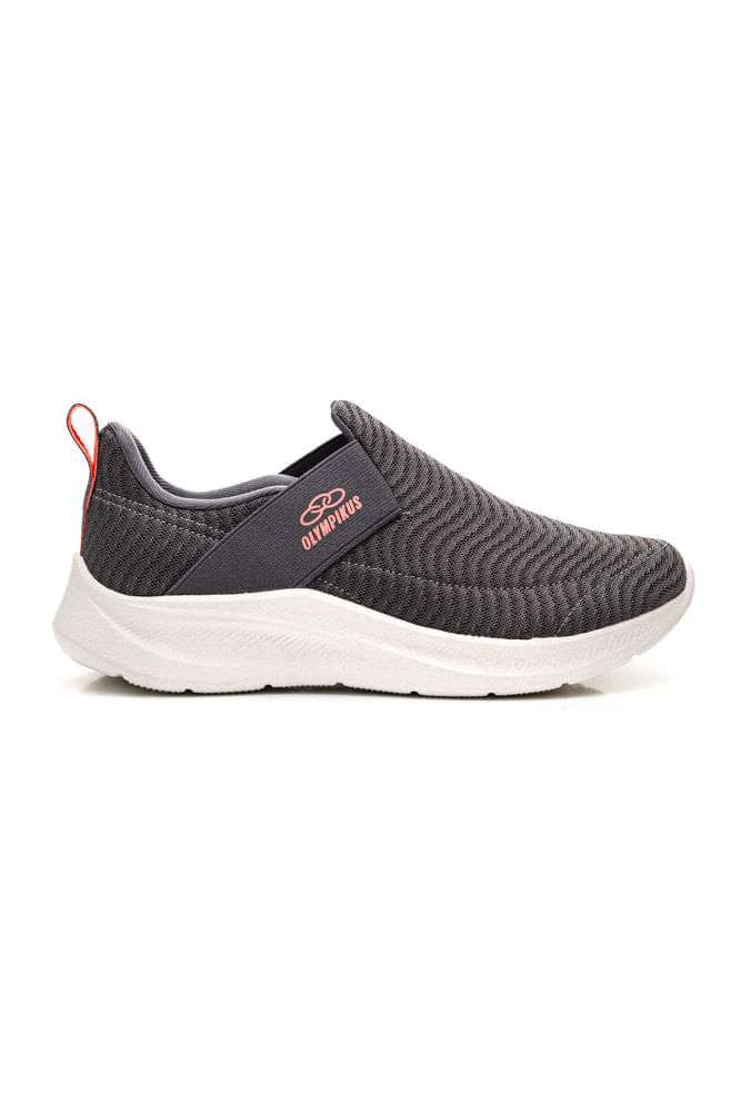 Tenis-Slip-On-Caminhada-Feminino-Olympikus-Flutua-Chumbo-Chumbo